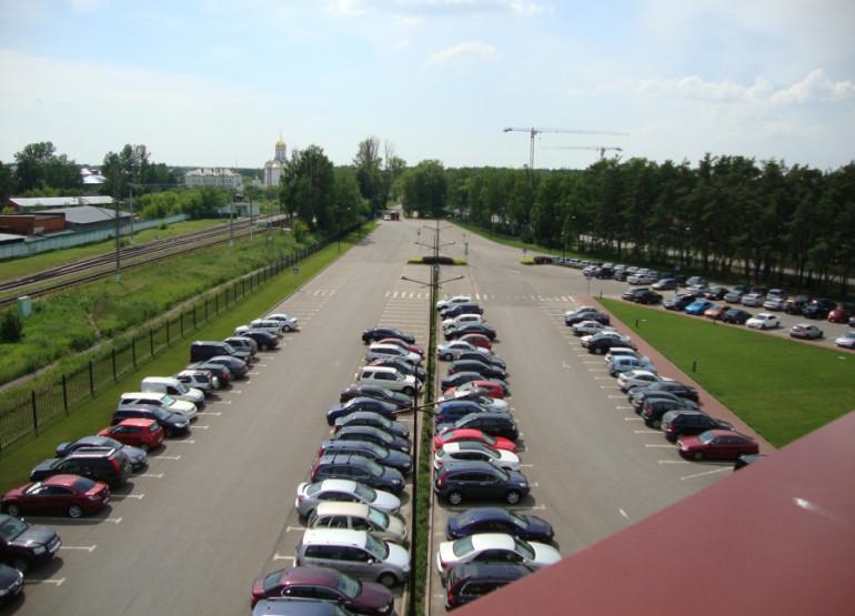 Резиденция на Рублевке: Вид паркинга